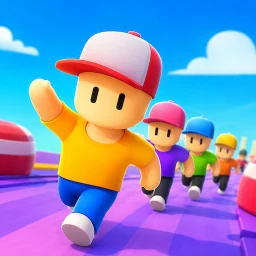 Icône de Sky Knockout Crazy Guys Game